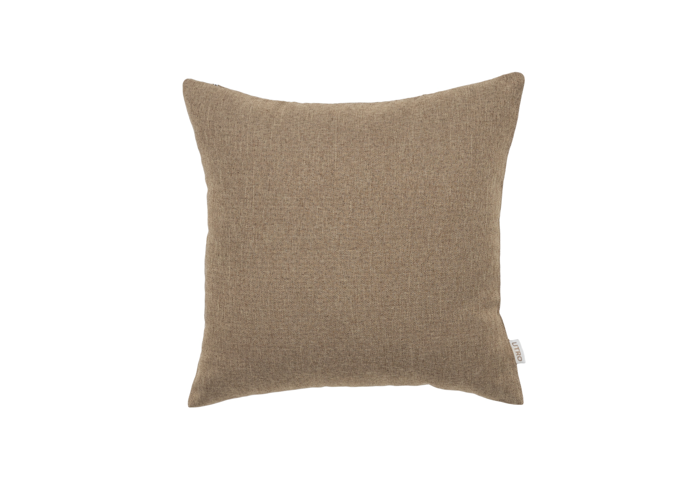 Декоративная наволочка блэкаут бежевая. Фото 4.